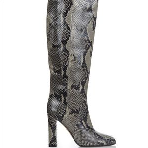 Diane von Furstenburg Gladys Snakeskin  Boots